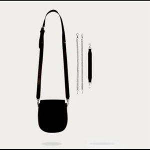 Shay Bondolier Leather Bag, Without Case (Black/Silver)